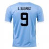 Camiseta de fútbol Uruguay L. SUAREZ 9 1ª equipación Copa Mundo 2022